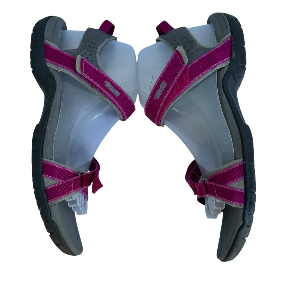 Teva Verra Sport Sandals Hiking Outdoor Strappy Pink Gray Womens 9.5 1006263